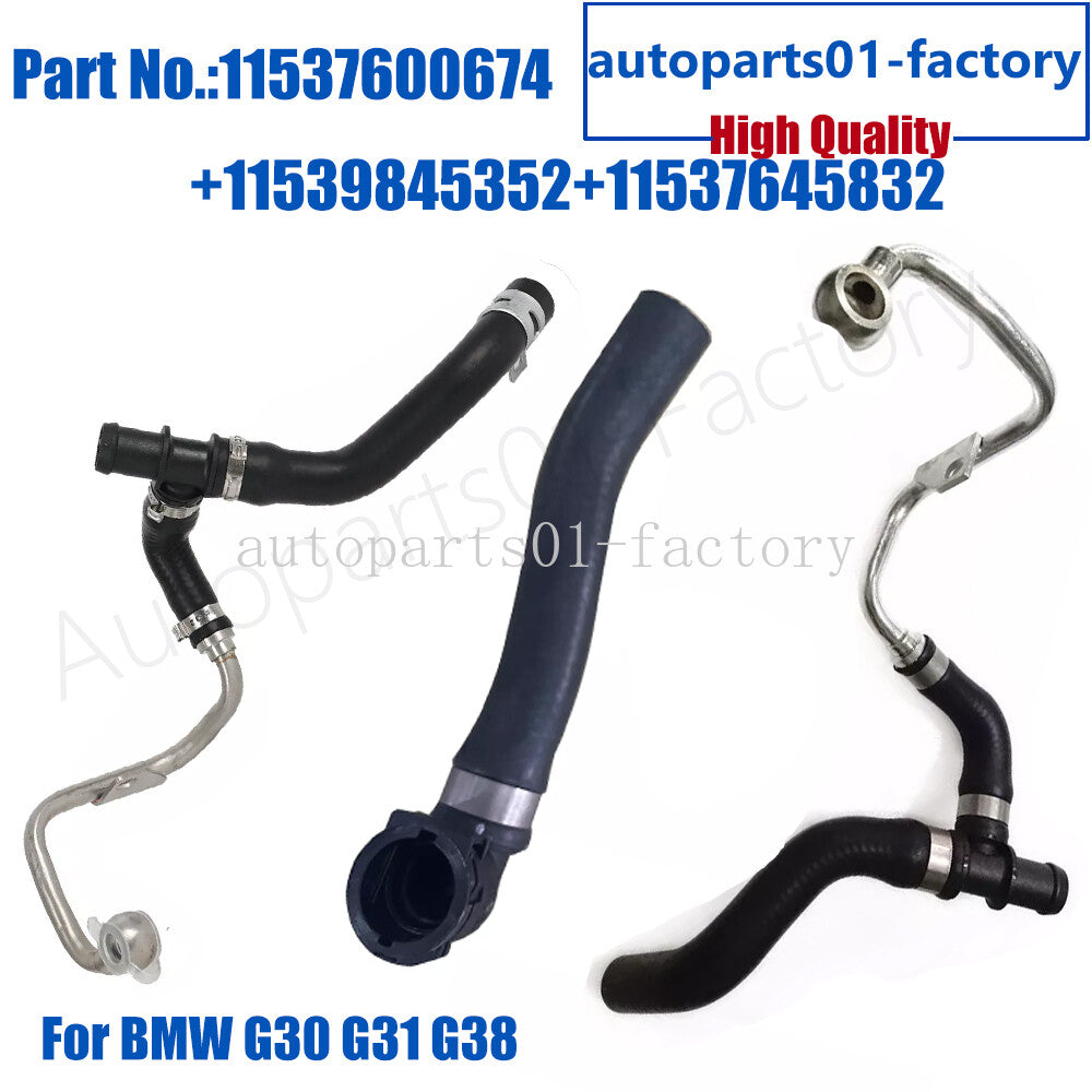 3Pcs Turbocharger Coolant Hose Pipe Fit for Mini R55 R56 R57 R58 R60 R61