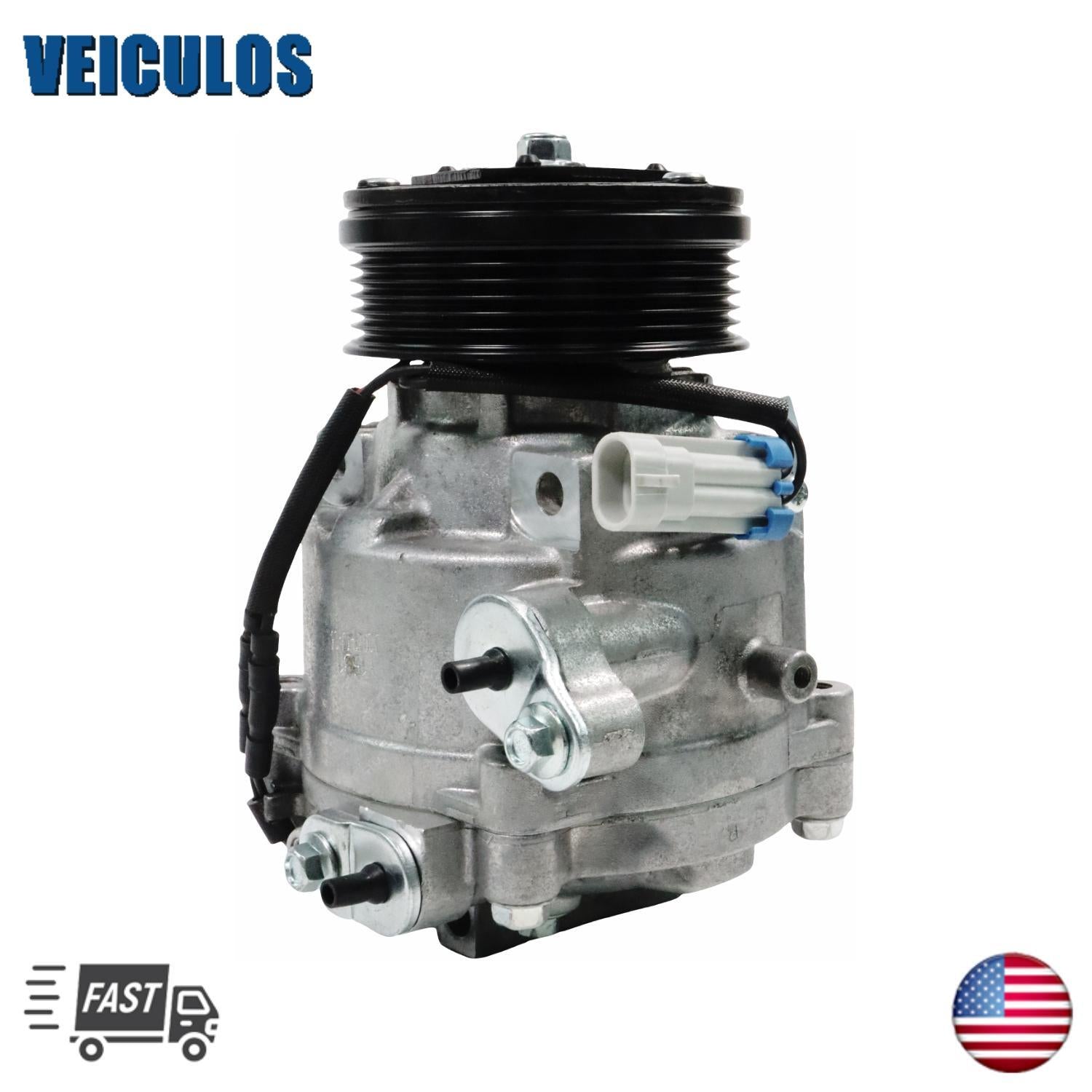 AC Compressor w/ Clutch for Chevrolet Trax 2013-2021 Sonic 2013-20 for Buick Encore