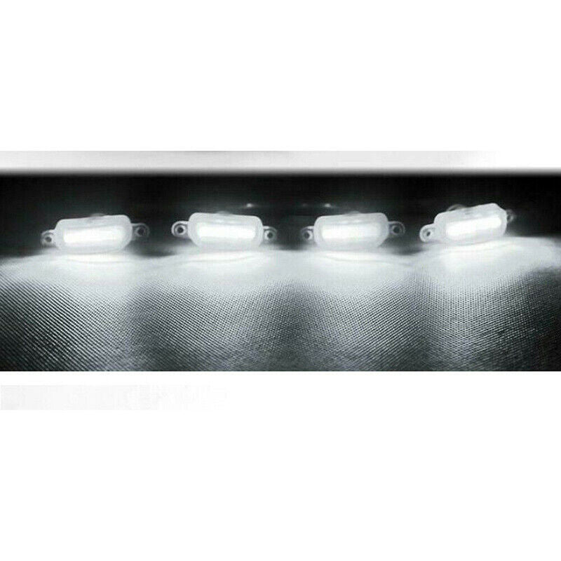 for Chevy Blazer 2019-2022 Smoke Style Front Grille DRL White Lens Light