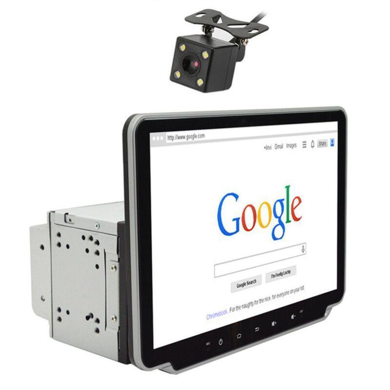 MP5 Car Stereo Player Rotatable Double 2DIN 10.1in Android 9.1 In-Dash Camera