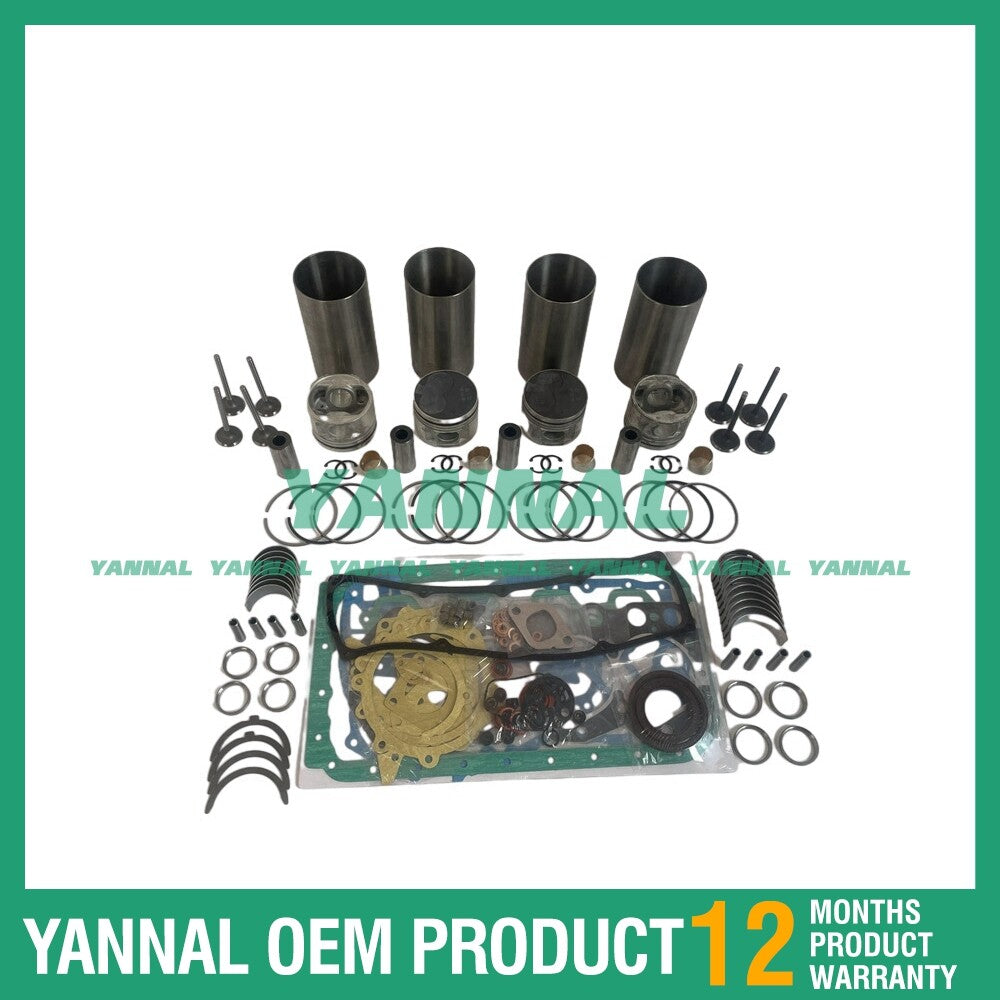 QD32 Rebuild Overhaul Kit with Gaskets, Bearings, and Valve Train for Nissan Forklif