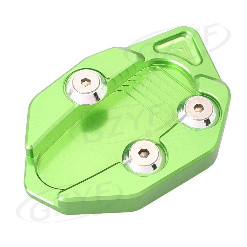 1Pc Side Stand Kickstand Plate Pad Big CNC Fit for Yamaha T-MAX 530 2012-2015 Green