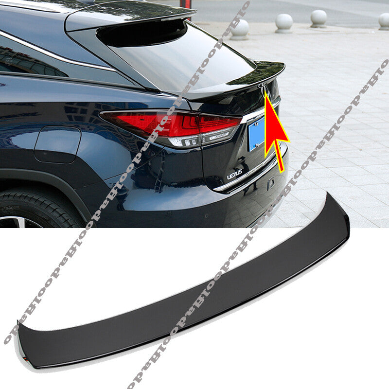 for Lexus RX350 450h 2016-2022 Rear Tail Gate Center Garnish Middle Wing Spoiler