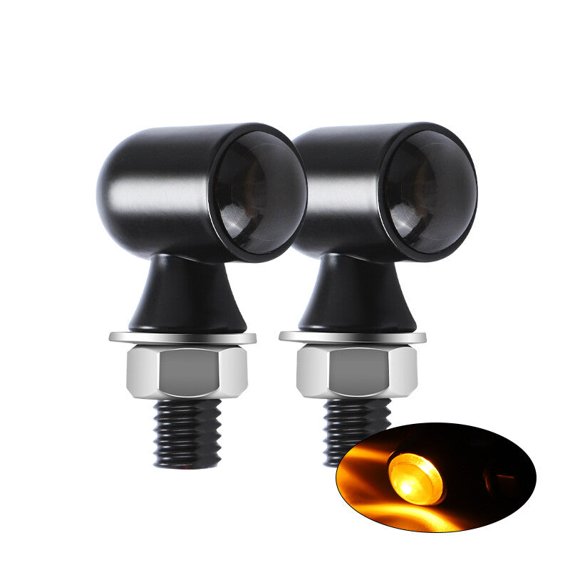 2X LED Motorcycle for Mini Lamp Universal Turn Signals Blinker Light Indicator Amber