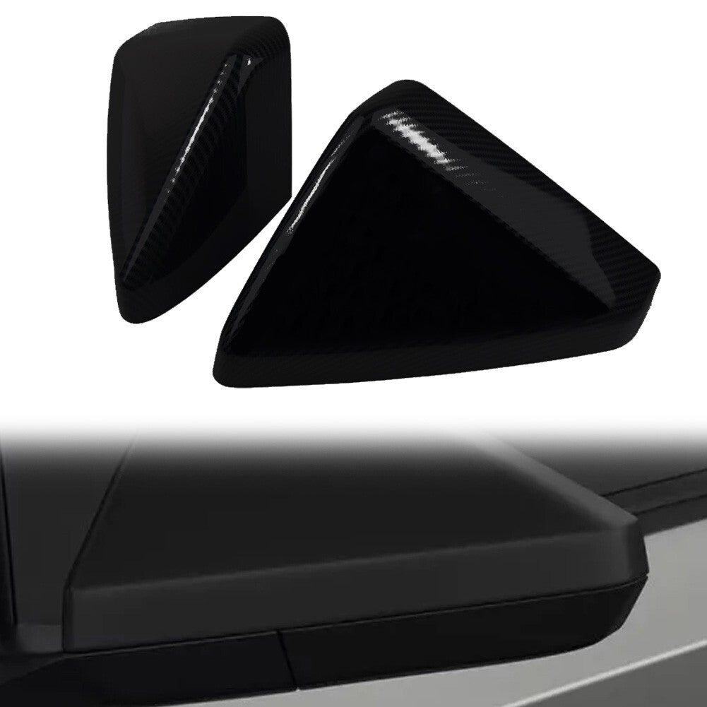 for Tesla for Cybertruck 2024 gloss black Exterior Rear View Mirror Cover Trim