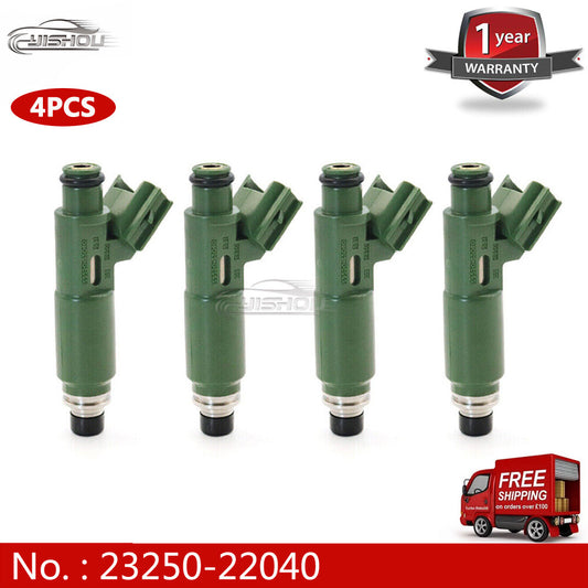 4 x 23250-22040 fuel injectors for 2000-2005 for Toyota Celica MATRIX MR2-Spyder 1.8L