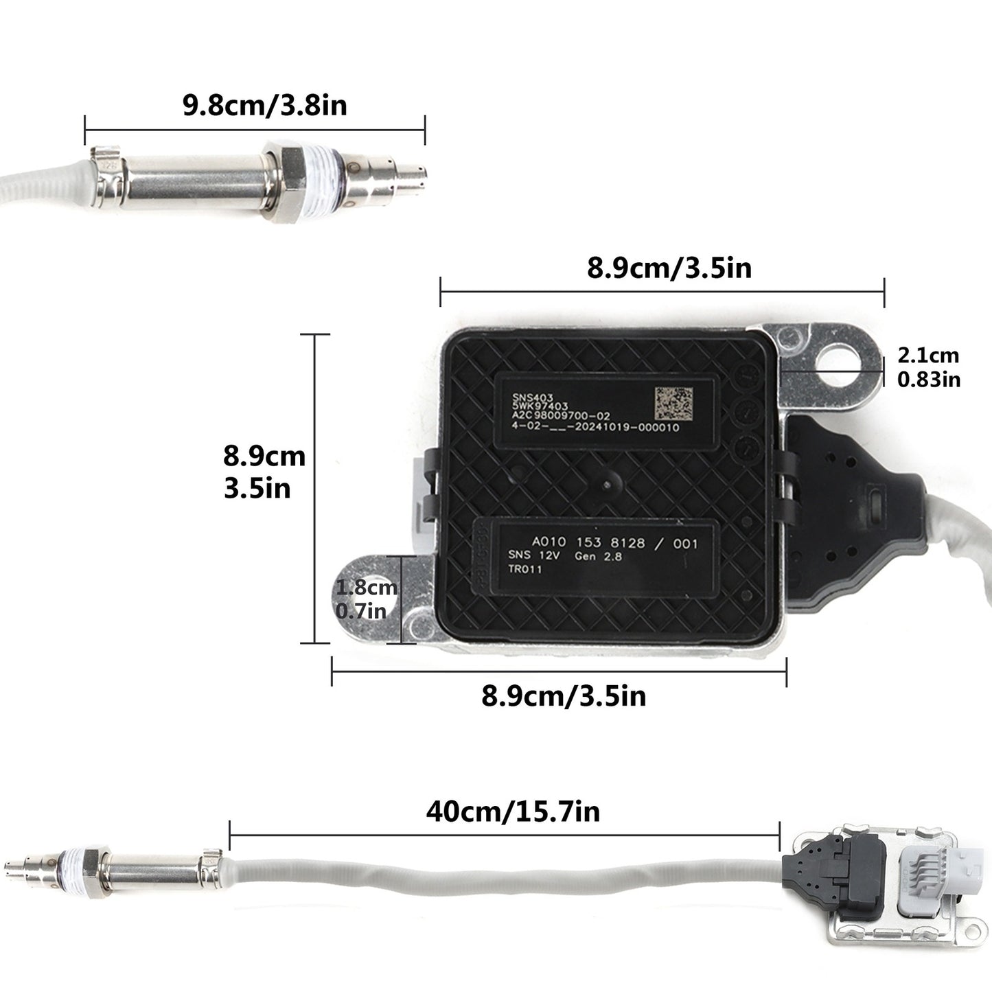 2Pcs Ignition Knock Control Sensor for Lexus for Toyota 89615-30080