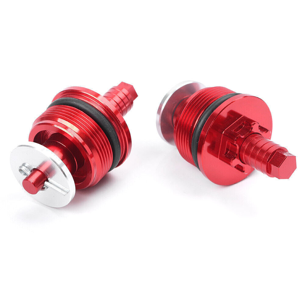 for Kawasaki for Honda CBR250R RED Front Preload Adjusters Fork Bolts