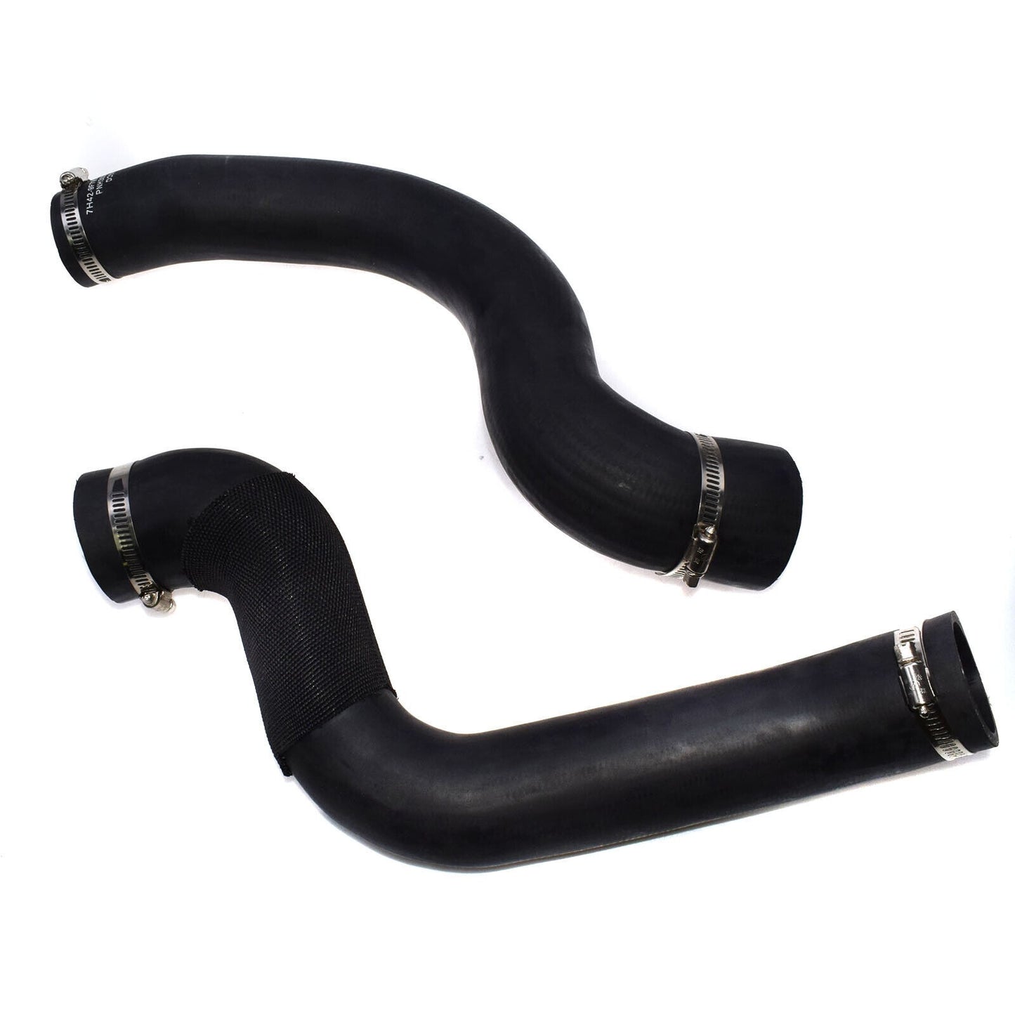 2Pcs Radiator Upper Hoses Kit LH RH For 2007-12 for Land Rover PNH500510 PNH500500