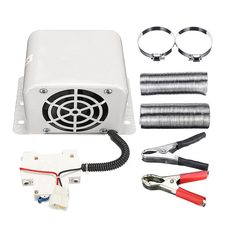 Auxiliary Cab Heater Car UTV Truck Van Warm Air Heater Bottom Of for Seat