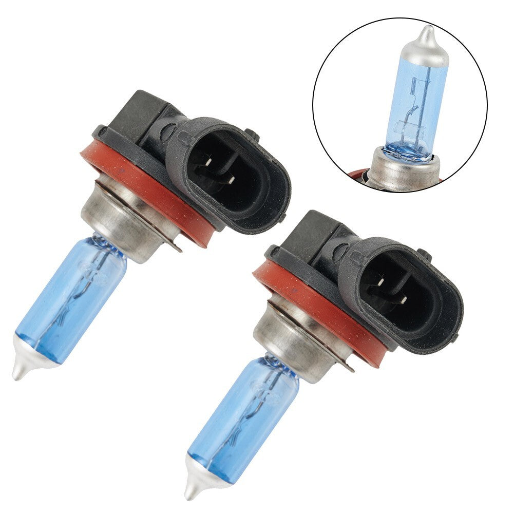 1000LM H11 6000K Xenon Halogen Bulb, White, 100W