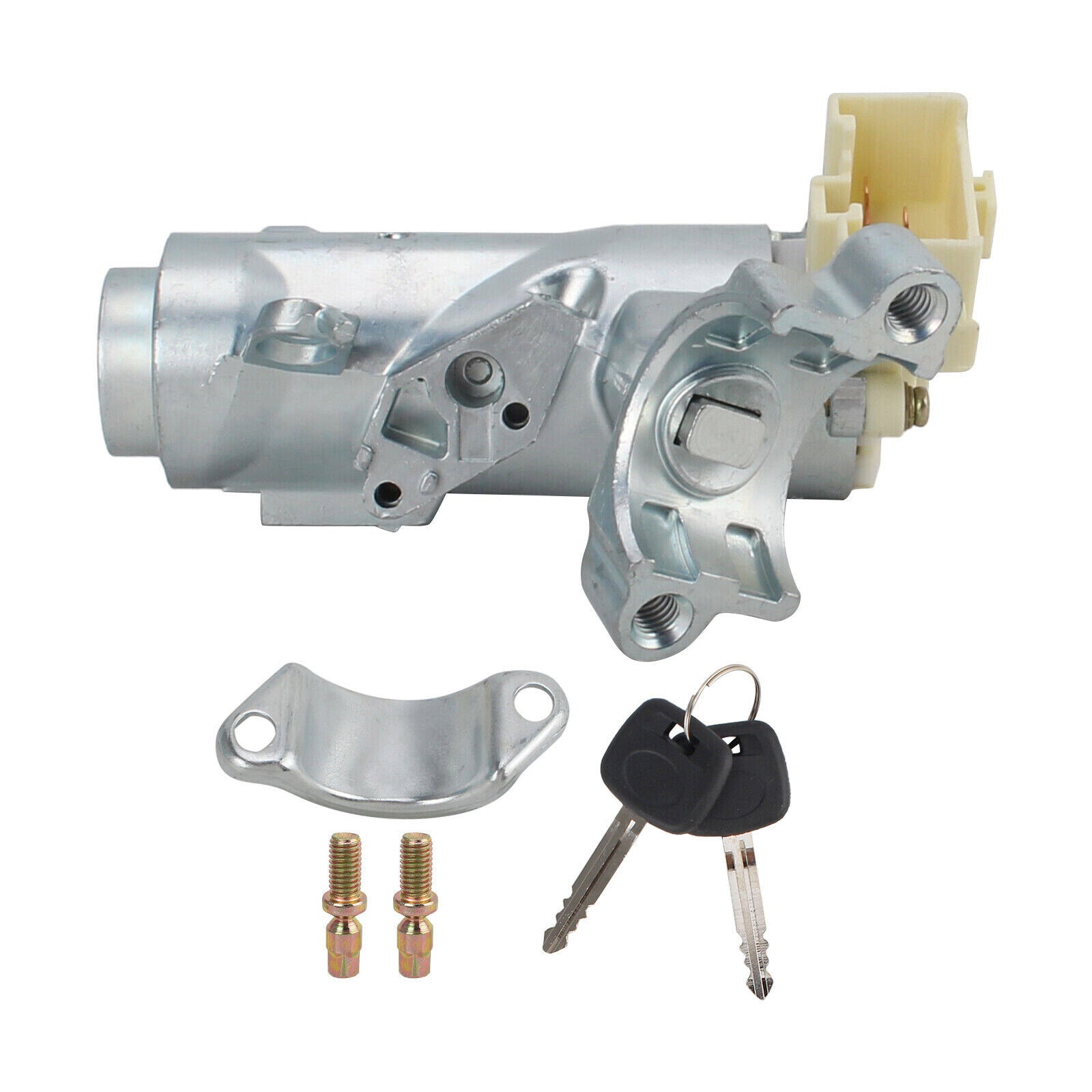 Ignition Switch Assembly W/ Keys Bracket for Toyota RAV4 1998-2000 Accessories