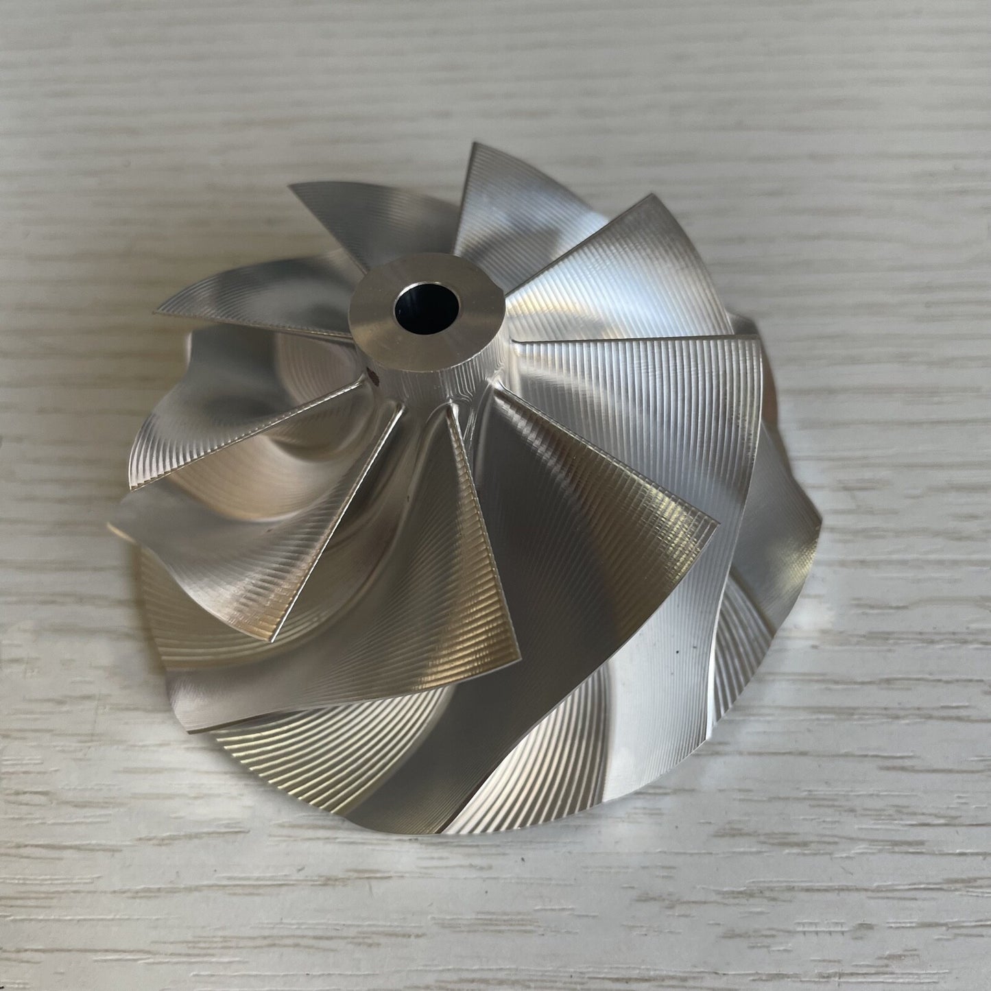 G35-1050 Reverse 68.07/84.45 mm 9+0 Insert Point Milling Compressor Wheel
