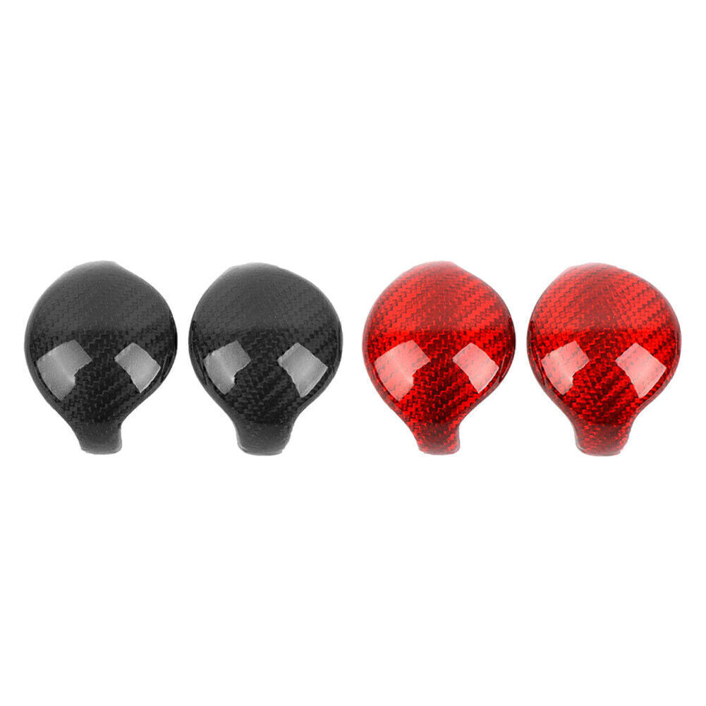 Carbon Fiber Interior Gear Shift Knob Trim Cover Fit for Ford for Mustang 2015-2019 2016