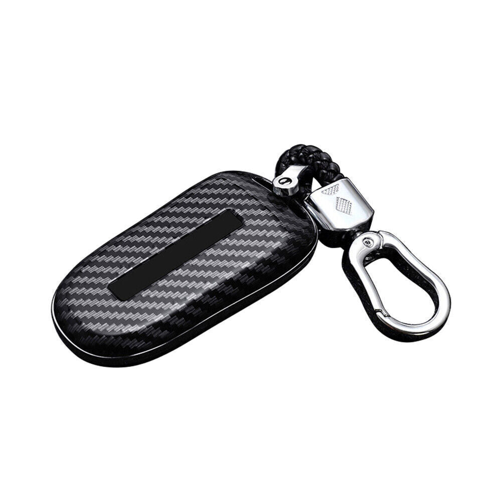 Car for smart keychain case cover accessory suitable for Tesla Model X carbon fiber