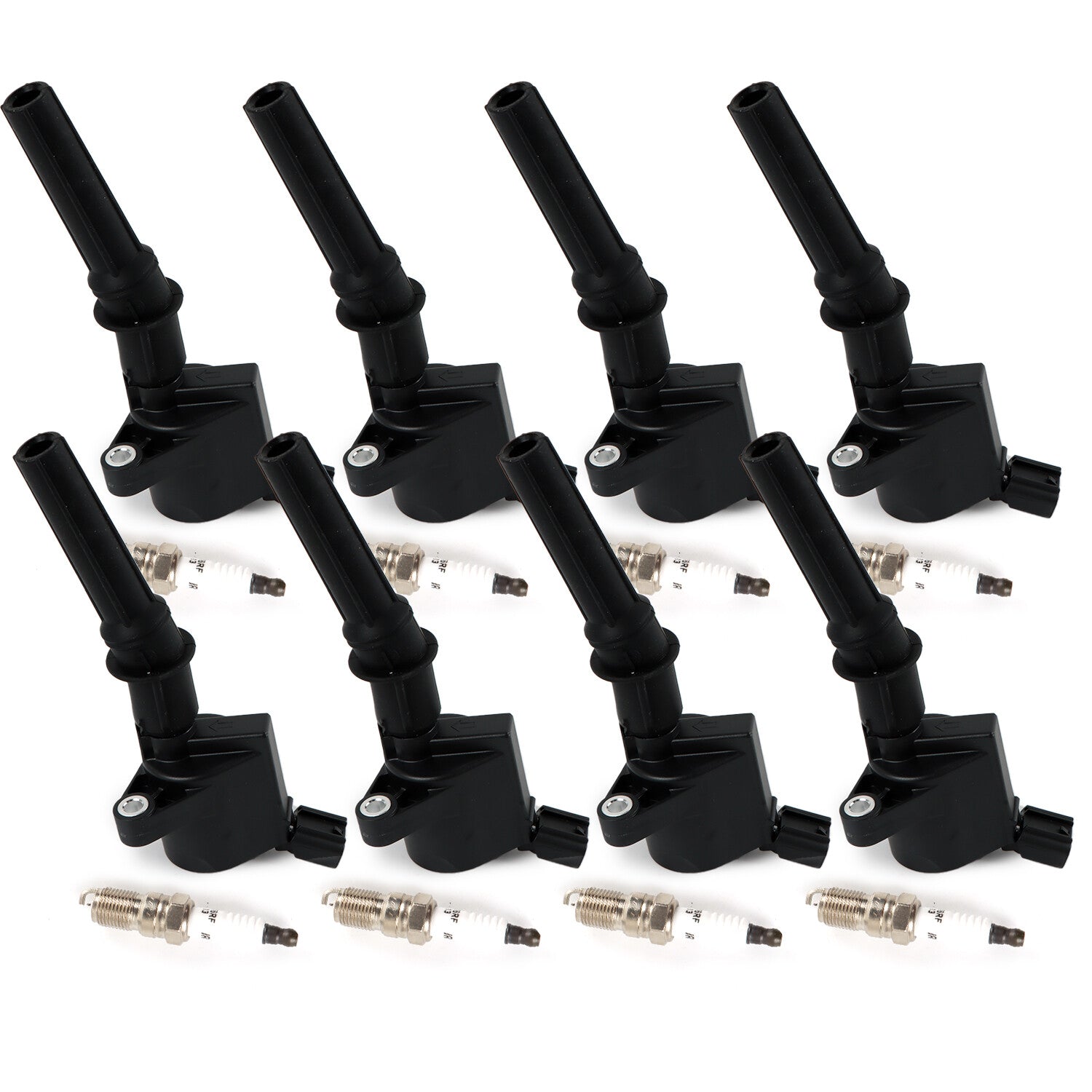 8Pcs Ignition Coil + Spark Plug for Ford E-150 E-250 Expedition Excursion SP479