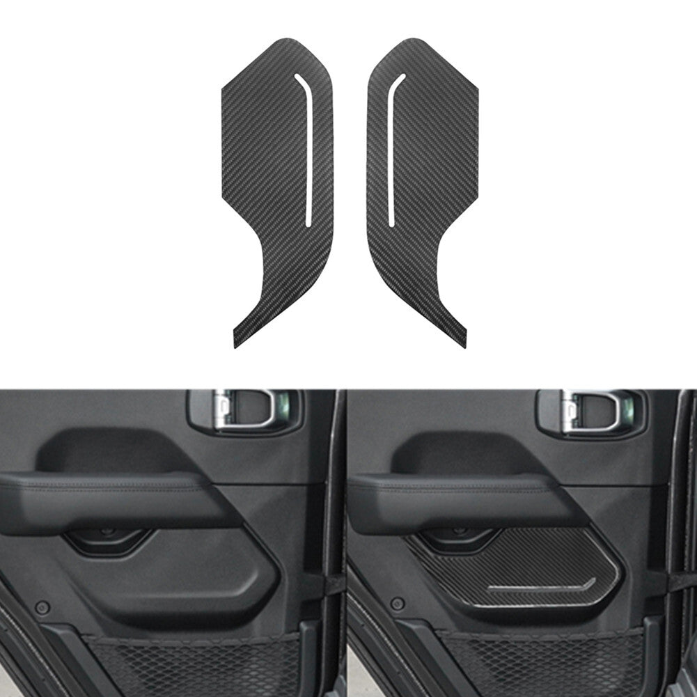Carbon Fiber Rear Door Panel for Jeep for Wrangler Jl 2018+ Gladiator 2020+