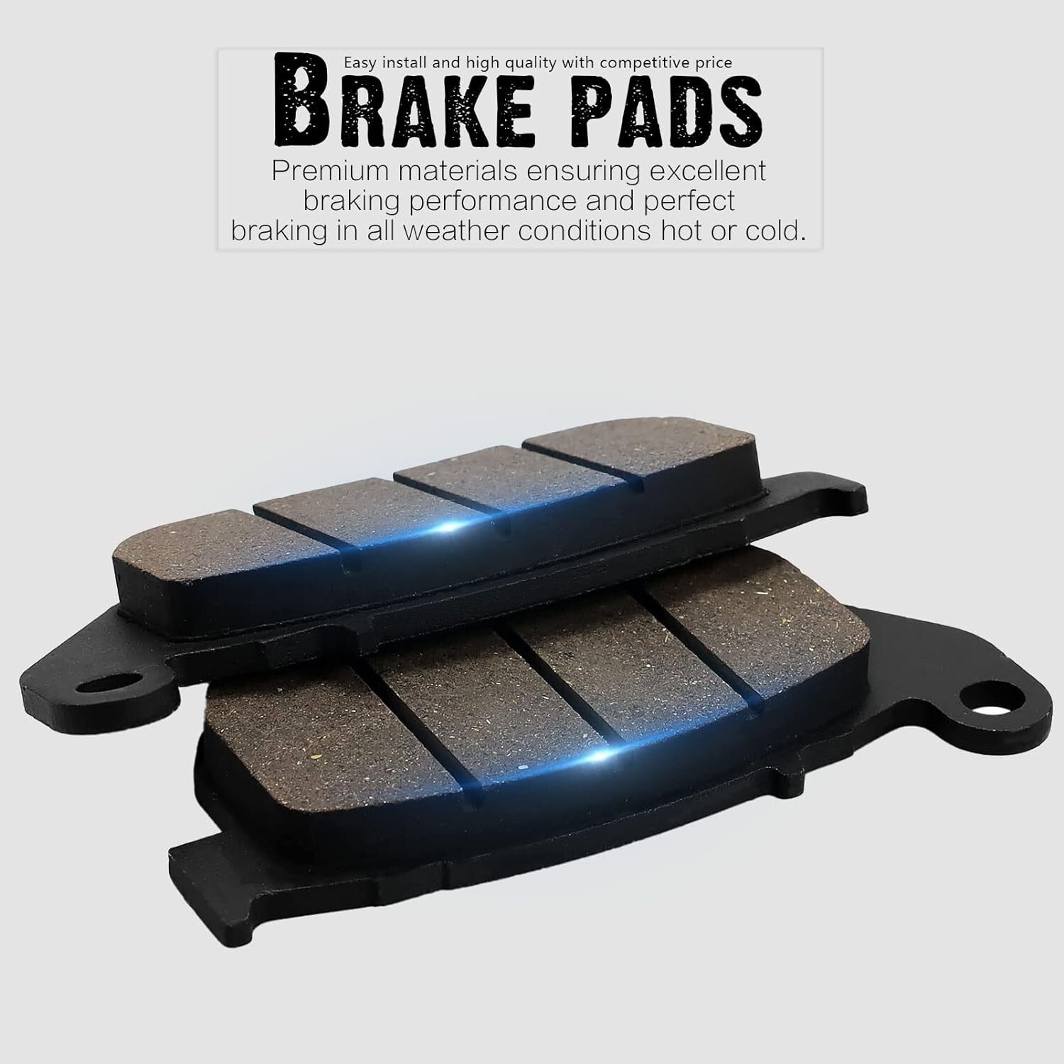Brake Pads for Harley Davidson XL1200C Sportster Custom/XL883C Sportster Custom