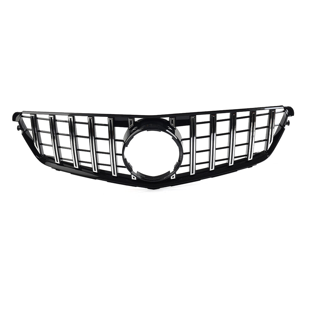 Car GTR Style Front Bumper Hood Radiator Grille Fit for Benz C Class W204 2007-2014