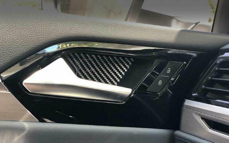 for Volkswagen for Jetta Mk7 2019-2022 Real Carbon Fiber Inner Door Bowl Cover Trim