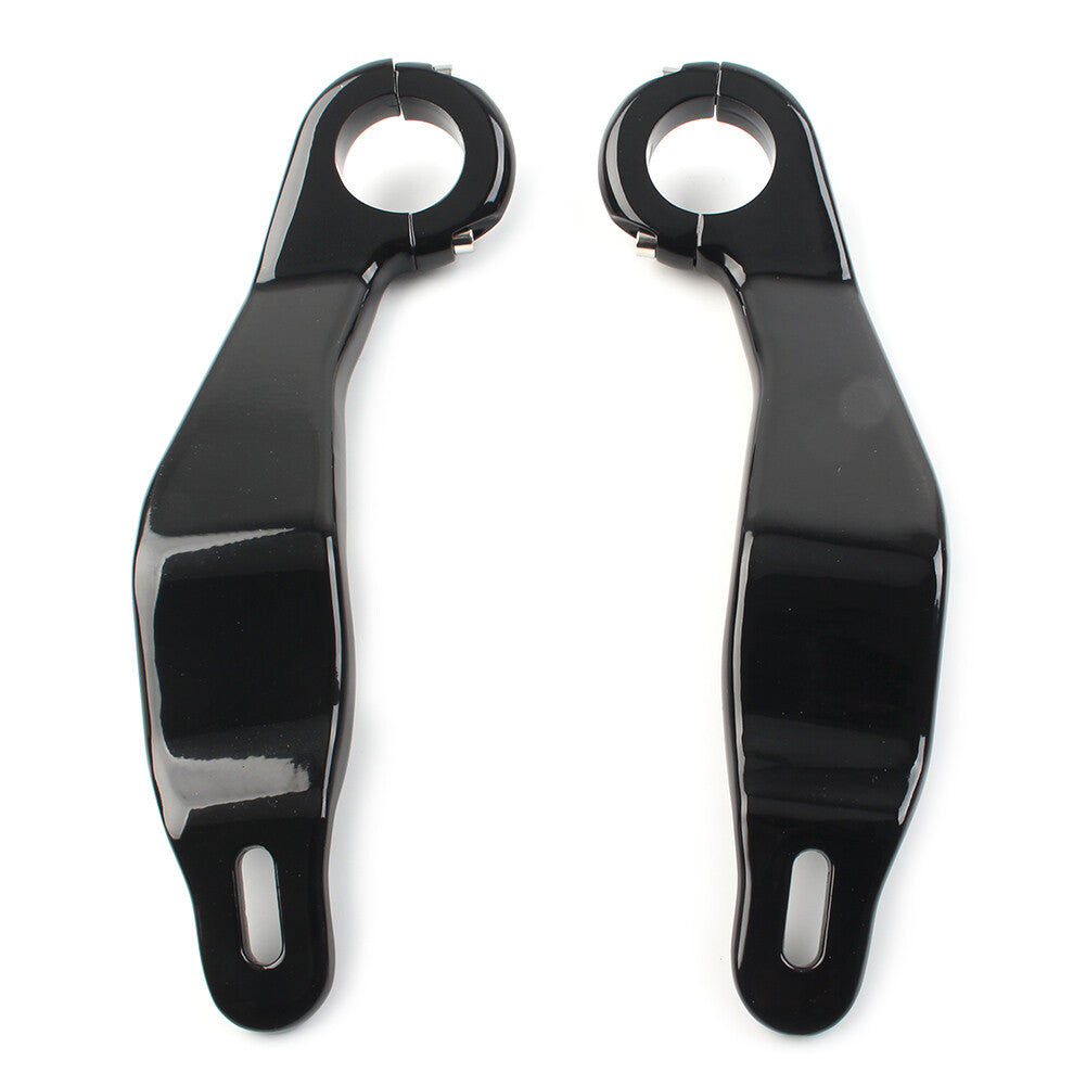 for Harley Road Glide FLTRX FLTRU 2015-2022 Paar Schwarz