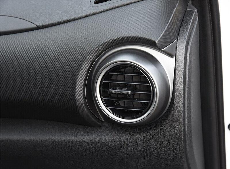 for Hyundai Kona Encino 2018-2023 Carbon Fiber LR Air Outlet Vent Cover Trim 2X