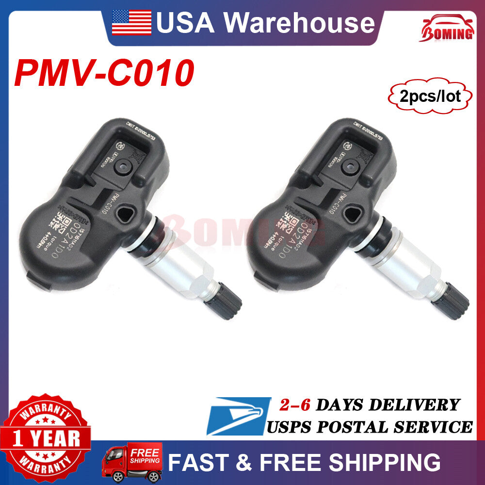 2x PMV-C010 New TPMS Tire Pressure Sensor for Lexus GS350 LS460 for Toyota for Corolla