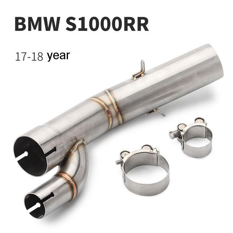 Slip on Dirt Bike For S1000RR 2017- 2018 Exhaust Muffler Middle Link Pipe