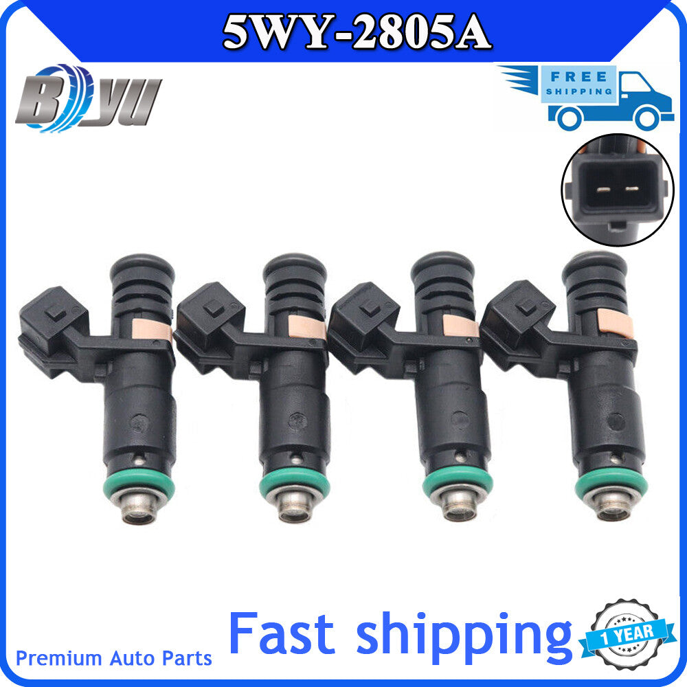 5WY-2805A 4-pack of new for Kia Pride fuel injector nozzles