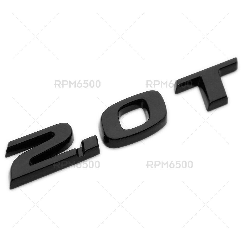 Suitable for Honda 2.0T trunk lid rear emblem badge nameplate badge gloss black