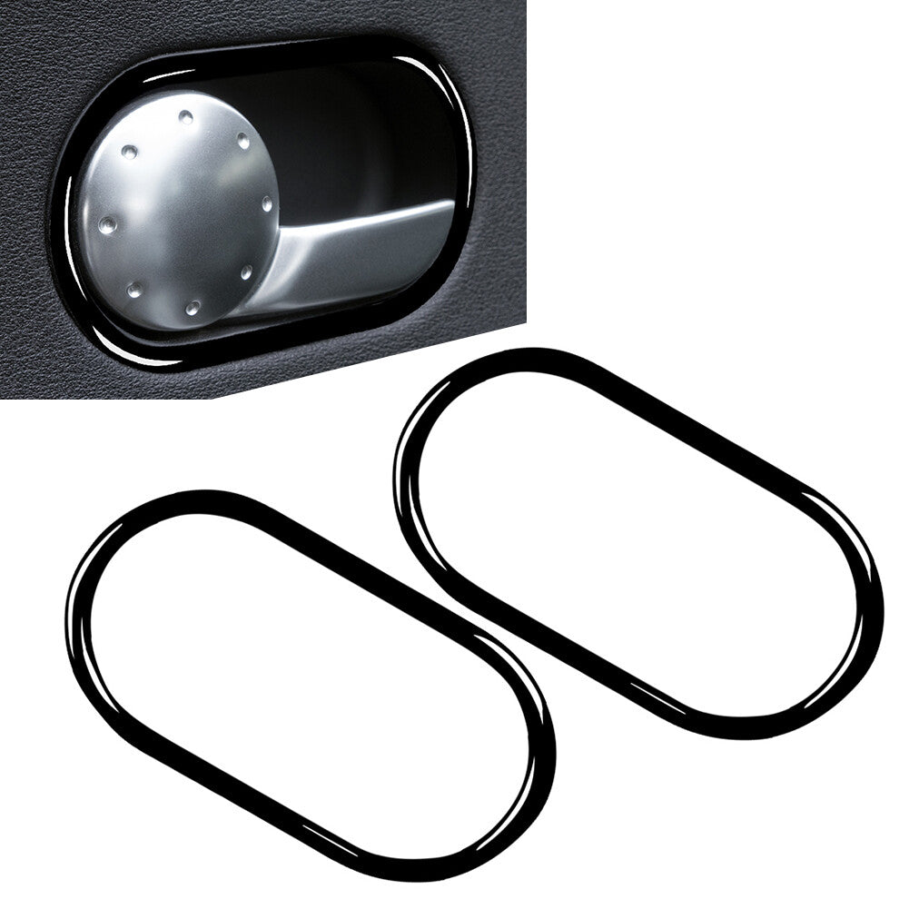 Interior Door Handle Bowl Frame Cover Trim Black for Audi TT 8N 2001-2006 Piano