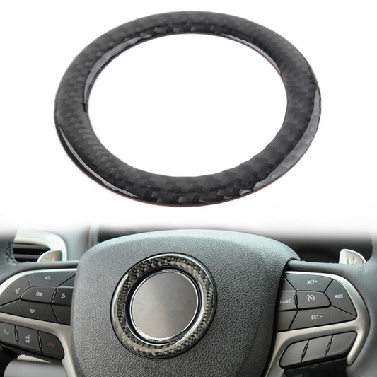Steering Wheel Hub Cover Trim Fit for Jeep Grand Cherokee 2014-2022