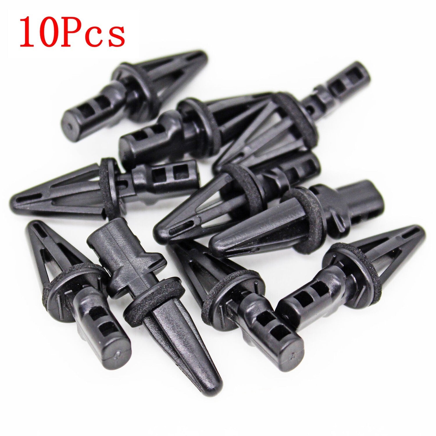 10X Rear Bumper Retainer Nylon Fastener Clip with Sealer for Nissan Infinit