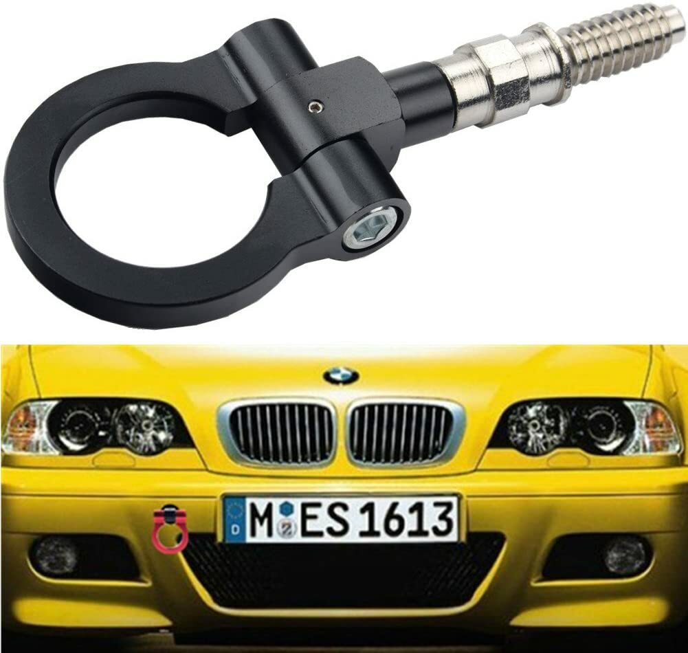 Aluminum alloy front and rear JDM racing car tow hook kit for BMW 135 Series