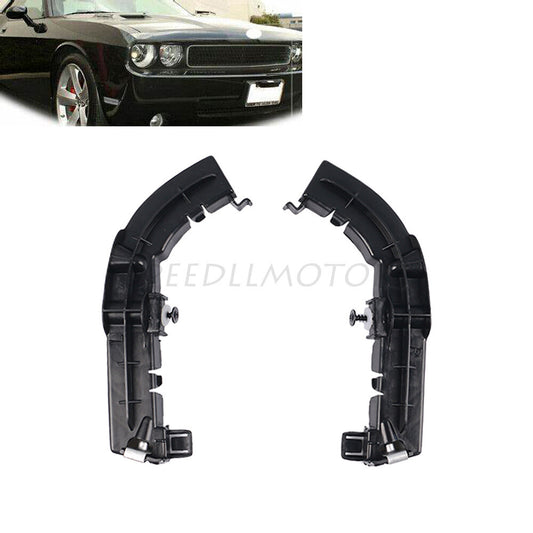 Pair Front Left Right Bumper Support Brackets fit for Dodge for Challenger 2008-2019