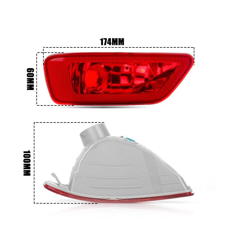 for Jeep Compass 2011-2017 for Dodge Journey Rear Fog Light Tail Bumper Light Sets
