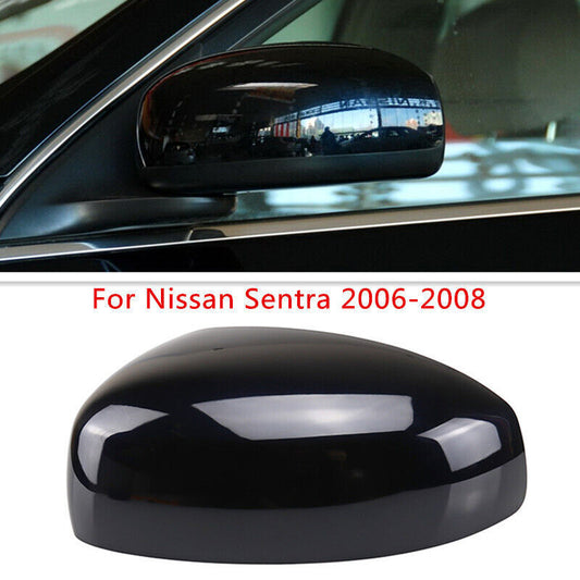 Black Rearview Side Wing Mirror Cover Cap Left for Nissan Sentra/Sylphy 2006-08