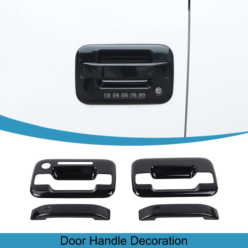 Exterior Outer Door Handle Bowl Cover Trim for Ford F150 2009-2014 2-Door