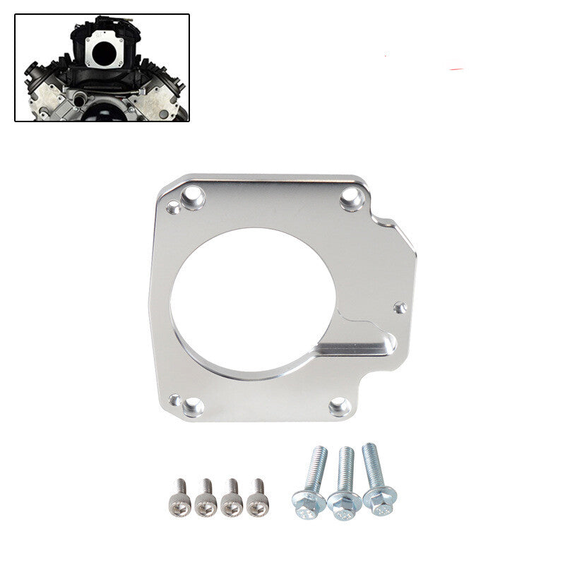 Drive By Wire Throttle Body Adapter for LS3 4 Bolt Intake to LS1 3 Bolt TB DBW
