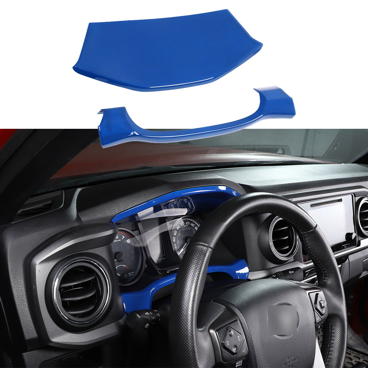 Black interior door and window trim, scratch-resistant, suitable for Toyota FJ Curiser.