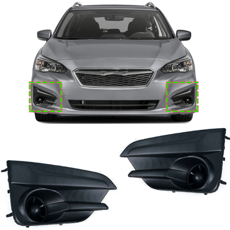 for Subaru Impreza 2017 2018 Fog Light Cover Fog Lamp Trim Shade Grille Pair