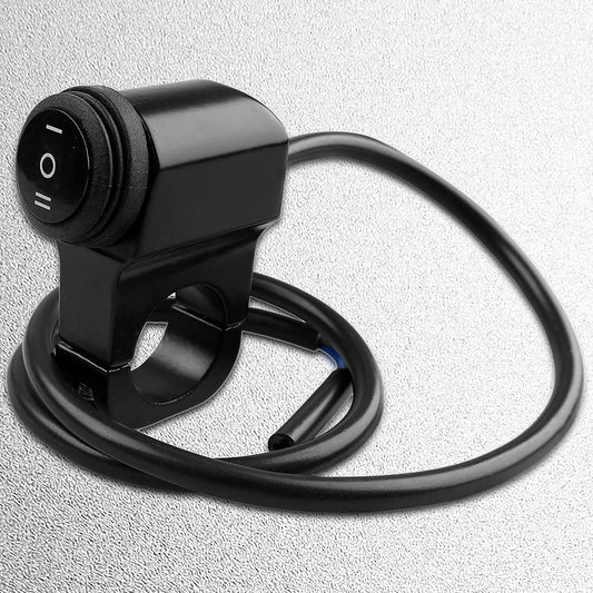 12V Motorcycle ATV Handlebar Headlight Switch 7/8 22-23mm Handlebar