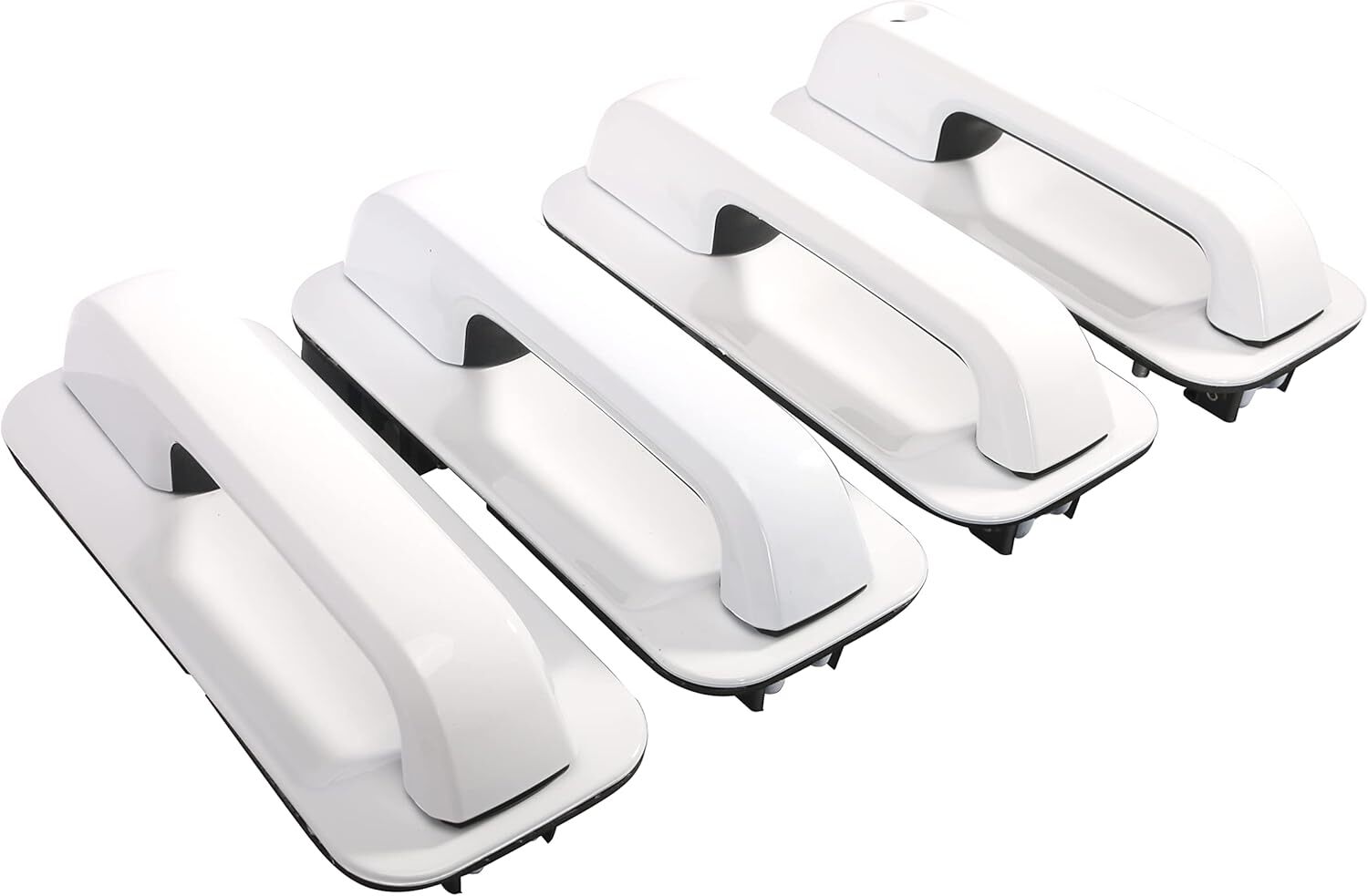 for Ford F350 F250 2017 2018-2020 Warm white 4Pcs Front Rear Door Handle Set