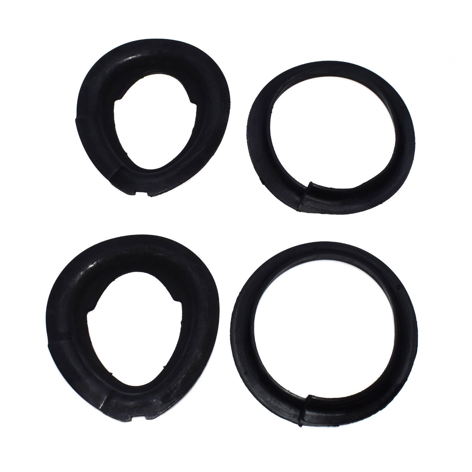 for BMW E39 E46 E60 E61 E63 E64 New Set 4PCS Front Upper  Lower Spring Pad Set