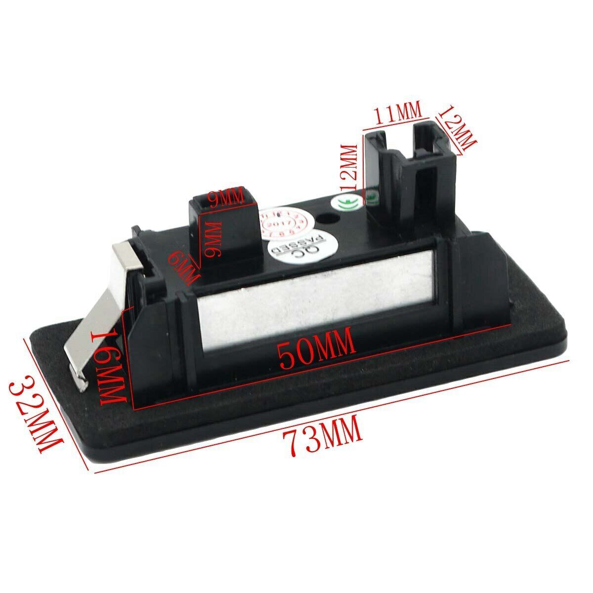 2¡Á F¨¹r for VW for Golf for Passat for Jetta Polo for Tiguan for Skoda for Seat Kennzeichenleuchte 5N0943021