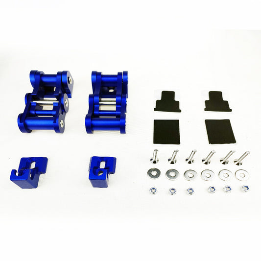 Range hood latch cover lock kit for 2007-17 for Jeep for Wrangler JK Blue