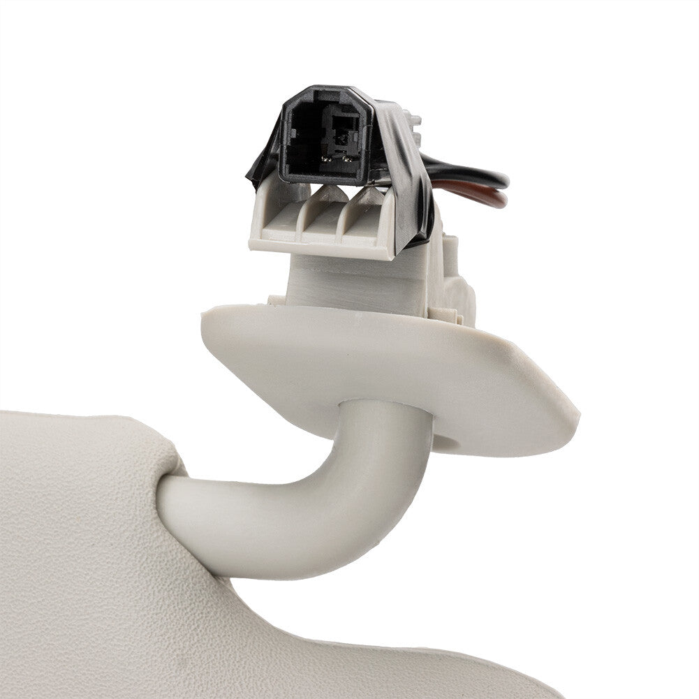 1X BBM369-270C-75 For 2010-2013 for Mazda 3 W/Light Right Side NEW Grey Sun Visor