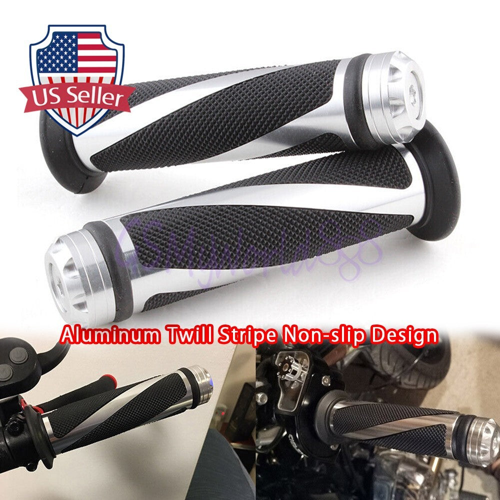 Sliver Universal Motorcycle Handlebar Hand Grip Fit for Suzuki Benelli for Ducati