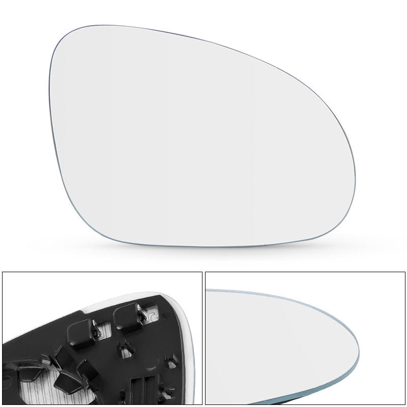 Right Passenger Side Mirror Glass with Heated Plate for VW for GOLF MK5 2004-2008