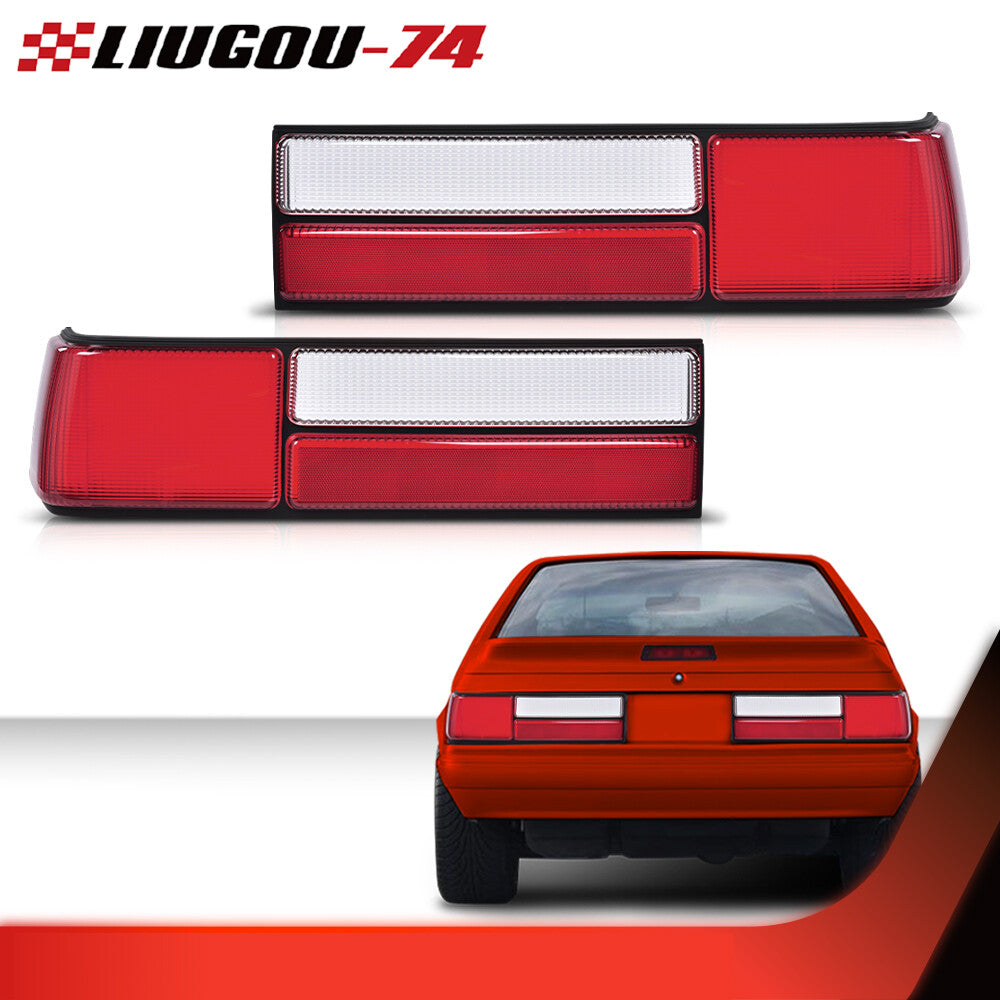 Suitable for 1987-1993 for Ford for Mustang taillights and lens kit (left and right dual-lens).